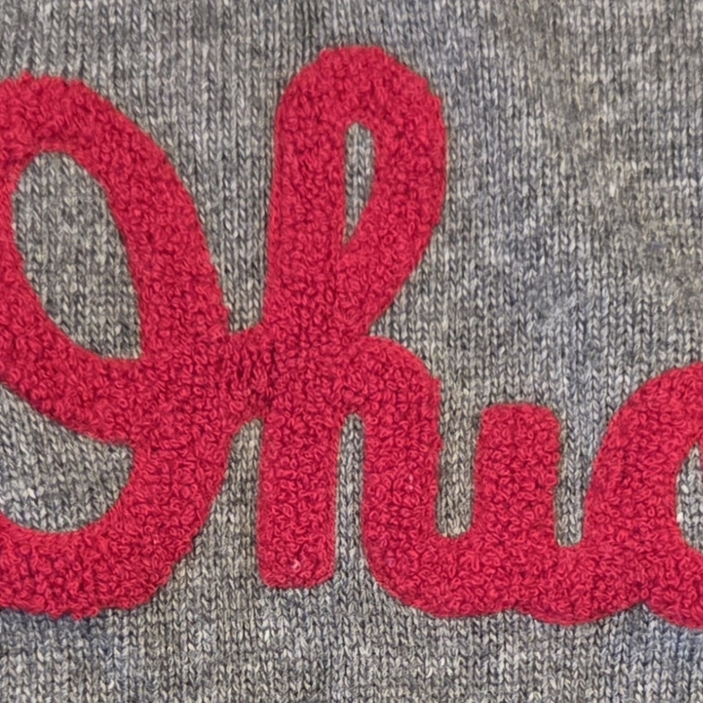 NWOT Ohio State Script Ohio Kids Sweater with Elbow Patches - Picture 3 of 6
